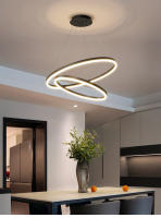 LEFANGXING Luces Colgantes LED Lámpara de Estair de Albúmino para Sala de Estar - details 3