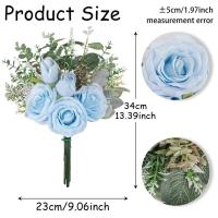 Arreglos falsos ral, rosas artificiales, ramos, mesas, centros de mesa para ocasiones especiales - details 3