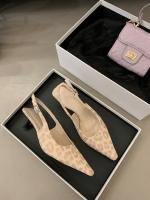 Nuevo stiletto tacones altos bolsa cabeza sandalias mujer francés con falda noche brisa vacío solo zapatos zapatos de mujer - details 17