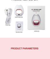 Arte Clavo-Mini secador de uñas, lámpara UV LED de 8W, nueva interfaz USB para manicura, herramientas de Arte de uñas de un solo dedo, diseño de flores rosas, portátil - details 3