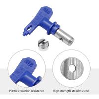 Boquilla sin aire azul Pistola rociadora Punta de aerógrafo para el hogar Herramienta de jardín Pulverizador de pintura Boquilla de sello de acabado fino 211 313 315 415 417 517 - details 2