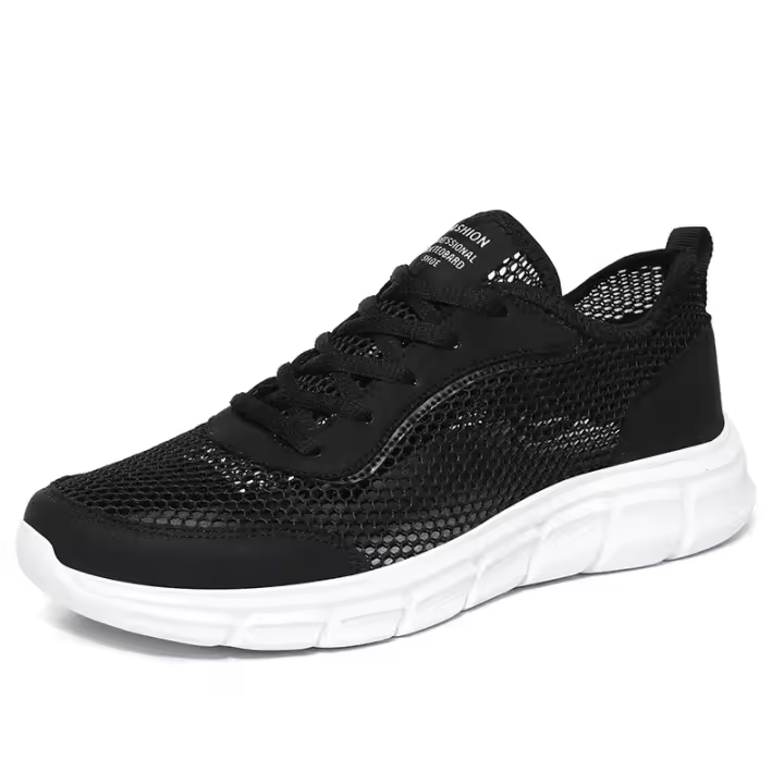 Zapatos de malla de verano para Hombre, Zapatillas ligeras transpirables, zapatos informales con cordones para caminar, Tenis masculinos, Zapatillas para Hombre - 1