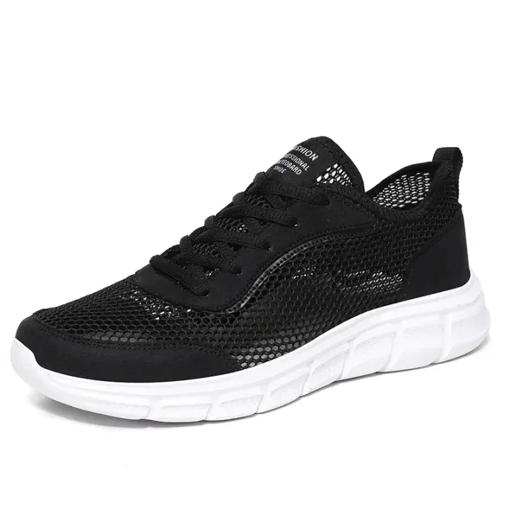 Zapatos de malla de verano para Hombre, Zapatillas ligeras transpirables, zapatos informales con cordones para caminar, Tenis masculinos, Zapatillas para Hombre - 1