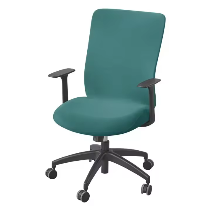 Funda elástica de Color sólido para Silla de oficina, funda giratoria para Silla de ordenador, Gaming, sala de estudio, 1 unidad - 1