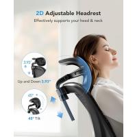 Oficina ergonómica de Silla de Escritorio de Respaldo Alto con Soporte Lumbar Ajustable, reposabrazos, Mecanismo de balanceo, Silla ergonómica de Gaming de Malla - details 6