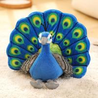 Juguete de Peluche de Pavo Real Muñeco Relleno de Animal Estilo Pavo Real para Regalo de Cumpleaños, Decoración del Hogar Juguetes y Juegos - details 1