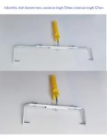 Rodillo De Pintura De 18 Pulgadas, cepillo corto-medio-largo, mango De Pintura De Felpa, herramienta para decoración De pared, mango De Pintura De 6MM/9MM, soporte De herramienta - details 5
