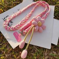 Correa de Teléfono Lanyard para Mujeres Estilo LargoinsCuerda trenzada hecha a mano de flor de viento, duradera, anti-pérdida para exteriores - details 24