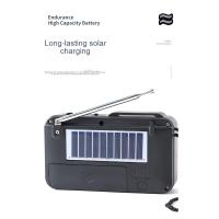Mini Radio FM portátil de bolsillo, altavoces inalámbricos con carga Solar, compatible con reproducción de tarjetas USB TF, receptor de Radio FM compatible con Bluetooth - details 5