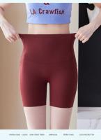 Pantalones cortos deportivos de yoga de cintura alta para mujer, ropa de calle informal para fitness, pantalones cortos ajustados para entrenamiento con bolsillo, pantalones cortos de gimnasio con ropa interior incluida - details 5