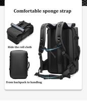 Mochila de Viaje Impermeable 17 Pulgadas para Laptop de Negocios con Bolsa de Zapatos Separada - details 10