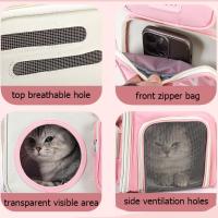 Mochila portamascotas portátil, bolsas de viaje plegables y transpirables para perros, cómoda bolsa de transporte para gatos de gran capacidad, suministros para mascotas - details 1