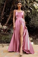 Vestido de Graduación Largo para Mujer Traje Elegante de Denim con Escote Alto, Espalda Descubierta, Cremallera en la Espalda, Ocasiones Formales, 2025 - details 56