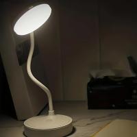 Lámpara de mesa con enchufe USB, lámpara de escritorio recargable, cama, lectura, libro, luz nocturna, LED, 3 modos de atenuación, protección ocular, lámpara de noche - details 6