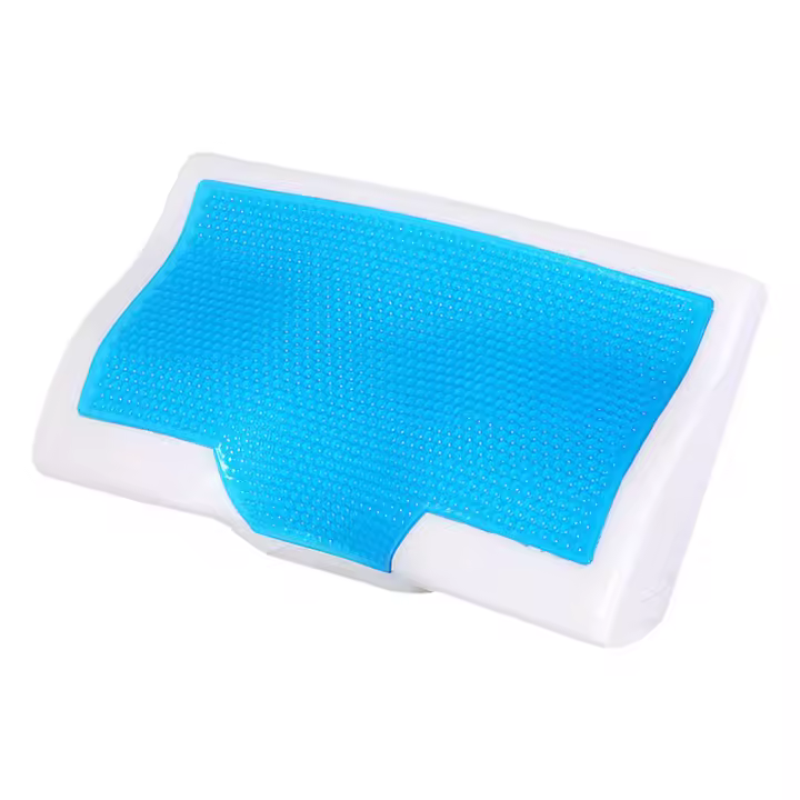 1 Unids Almohada de Espuma de Memoria 50x30cm de Rebote Lento Suave Gel de Hielo-fresco Almohada Confort de Verano Relajar El Cervical Para Adultos almohadas - 1