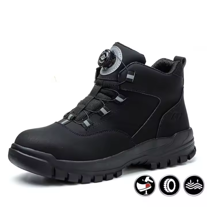 Zapatos de Trabajo para Hombres Cómodos, Antideslizantes, Antigolpes, Antipinchazos - 1