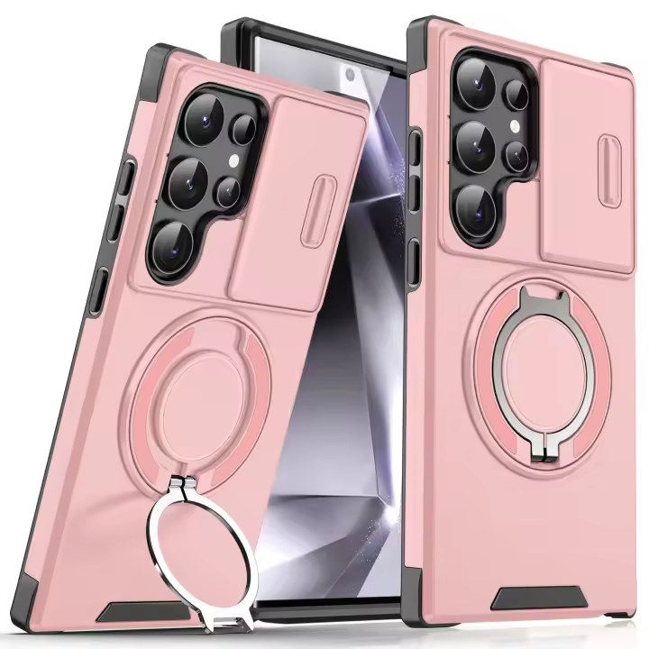 Estuche de lujo con lente deslizante para cámara para Samsung Galaxy con alta resistencia a impactos - 1