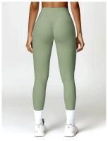 Pantalones de Yoga de cintura alta para mujer, mallas deportivas sin costuras para gimnasio, entrenamiento, barriga, correr - details 7