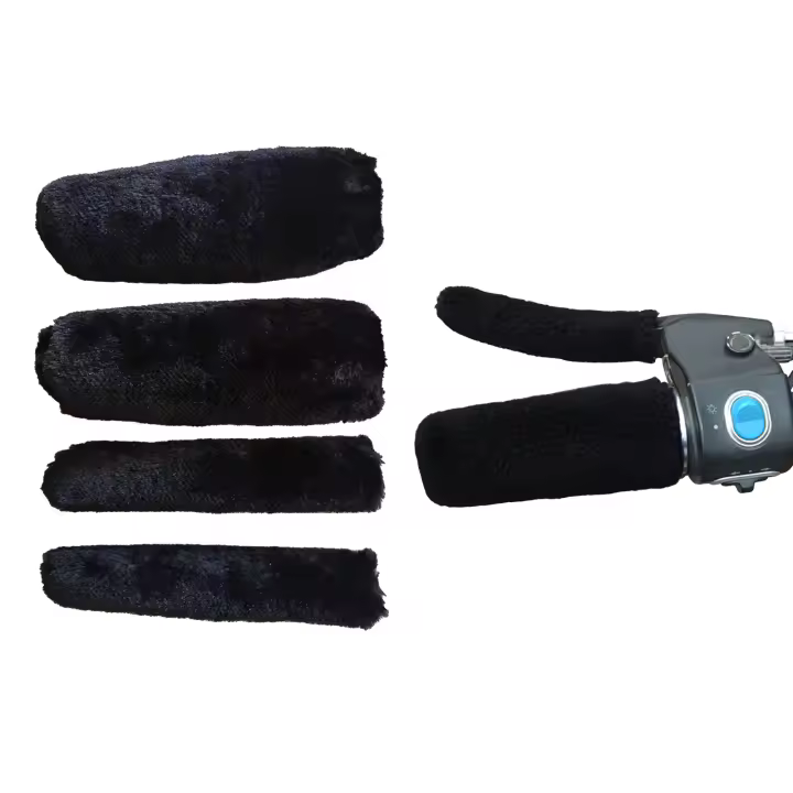 Mountain Bike Handlebar Velvet Grip Shock Absorption Soft Handlebar Grip for Cycling Enthusiast Lover - 1