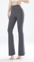 Leggings de mujer pantalones de yoga delgados pantalón de cintura alta de pierna ancha pantalón de campana deportivo transpirable de secado rápido - details 12