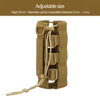 Bolsa Táctica Molle Mejorada Portabotellas Impermeable Multiusos para Camping, Senderismo, Montañismo Organizador Compacto y Nylon Militar Recomendado para Edades Mayores - details 0