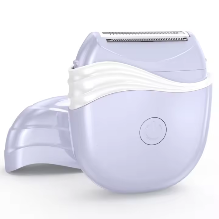 Afeitadora eléctrica portátil ABS, dispositivo de depilación de piernas y axilas, adecuado para mujeres (no equipado con baterías) - 1