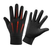 Guantes de ciclismo invernales para hombre Forro térmico, viento frío, impermeable, pantalla táctil, ciclismo, correr al aire libre, esquí - details 0