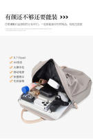 Bolso para mujer Mochila estética Diseño de moda Bolsos para niña Tela plisada Cordón Lindo Mochila fina Mochila escolar súper ligera plegable - details 13