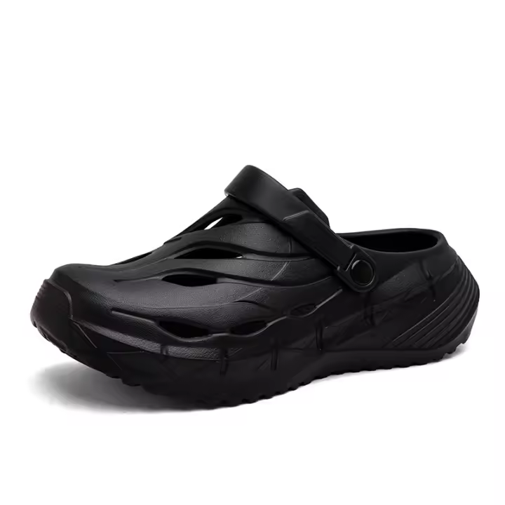 Gran tamaño 46 agujero zapatos de verano ligeros absorción de golpes zapatos de jardín zapatos de rafting de los hombres bolsa cabeza pisando mierda zapatos de playa - 1