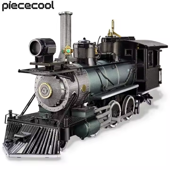 Piececool-Kits de construcción de modelos, rompecabezas de locomotora Mogul, rompecabezas de Metal 3D, juguetes creativos para adolescentes, regalos de cumpleaños - 1