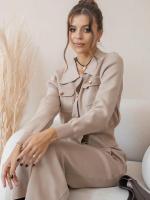 Conjunto de falda y Blazer de punto elegante para mujer, conjunto de 2 piezas a juego en negro, blanco y marrón, conjuntos de dos piezas de punto Vintage para otoño e invierno - details 1