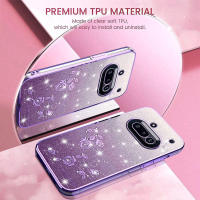 Funda móvil antisísmica con purpurina de flores para teléfono Nothing (3a) - details 15