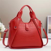 Bolso de hombro con patrón de cocodrilo a la moda para mujer - Bolso de piel sintética de estilo casual con cierre de cremallera, forro de poliéster, correa ajustable, diseño de transporte elegante - details 0