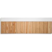 Cabecera de cama de madera para pared. Cabecera de Tablas, Superior Horizontal Blanca. Estilo Vintage, para Camas de 150 cm - details 2