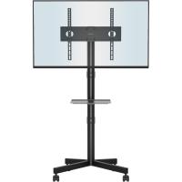 Soporte TV Ruedas para Televisión de 23 a 60 Pulgadas, Soporte TV Móvil con Estante para Portátil y Altura Ajustable, Carga Máx. 25 kg y VESA 400x400 mm - details 0