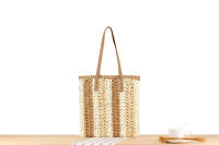 Bolso de hombro ahuecado a rayas, moderno y minimalista, colores contrastantes, gran capacidad, versátil - details 0