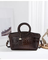 Estilo de bolso de mujer nuevo patrón de cocodrilo personalizado anillo hombro oblicuo span bag - details 10