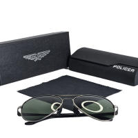 2025 POLICER Gafas de Sol Pilot para Hombre UV400 Polarizadas, Regalo Familiar para Viajes y Piscina, Diseño Retro Italiano 191 - details 10