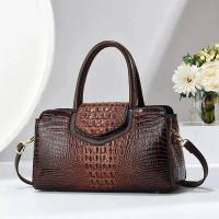 Bolso de hombro decorativo con estampado de cocodrilo de moda, bolso de viaje elegante de gran capacidad, mochila de lujo de alta gama - details 2