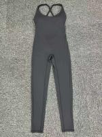 Conjunto de gimnasio para mujer mejorado con acolchado, traje de yoga, ropa deportiva, azul marino beige, 2024 - details 2