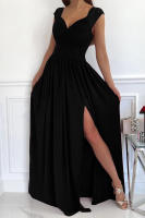 Elegante Vestido de Fiesta con Caderas para Mujeres 2025 Vestido Formal Sexy con Cuello - details 3