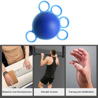 Bola de silicona para fortalecer los músculos de los dedos, pinza de mano, entrenador de fuerza de muñeca, ejercicio de brazo, rehabilitación - details 7