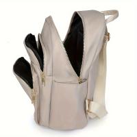 Mochila Mujer Vintage Bordada, Ligera, Nylon, Estilo Casual, Multicolor - details 7