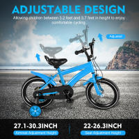 Bicicleta Clásica para Niños Cncest Marco de Acero de Alta Carbono Rueda de Entrenamiento - details 1