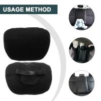 1 par de reposacabezas de coche 29*19cm Maybach Design S clase almohada Ultra suave Universal negro/Beige/gris/caqui cojín trasero de cabeza de coche - details 4
