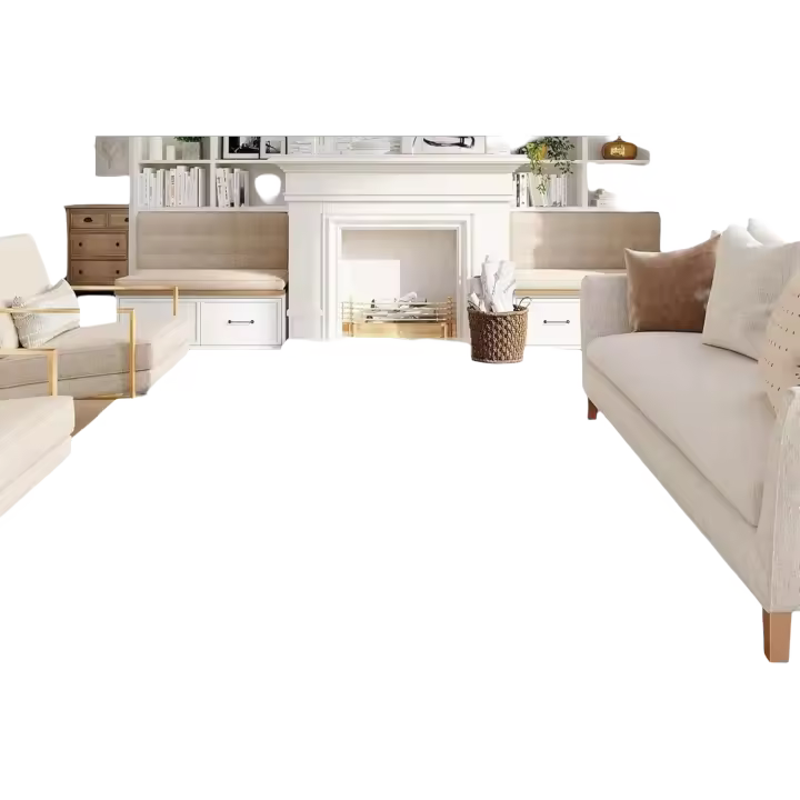 Alfombra Antideslizante de Salón Beige 160x230cm Lavable en Lavadora Diseño Moderno para Dormitorio, Sala de Estar, Comedor - 1