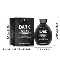 Loción autobronceadora de larga duración, bronceador de trigo oscuro, bronceador sin sol para cara, cuerpo, solárium, crema hidratante nutritiva para bronceado falso - details 8