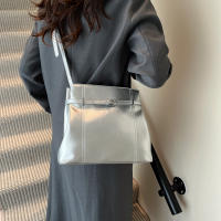 Nuevo Bolso tipo cubo Textura De Alta Gama Bolsa De Hombro Crossbody Textura Bolsa De Hombro Moda Bolsa De Mujer Portátil - details 5