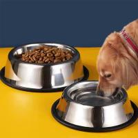 Tazón de Mascotas de Acero Inoxidable A Prueba de Resbalones, Anti-Alimentos, Disco de Agua para Perros Suministros para Mascotas - details 10