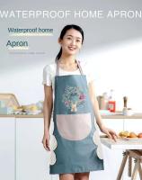 Cocina doméstica, limpieza a mano, a prueba de aceite, impermeable, para hombres y mujeres, cintura para adultos, monos de café a la moda, delantal para limpiar las manos - details 0